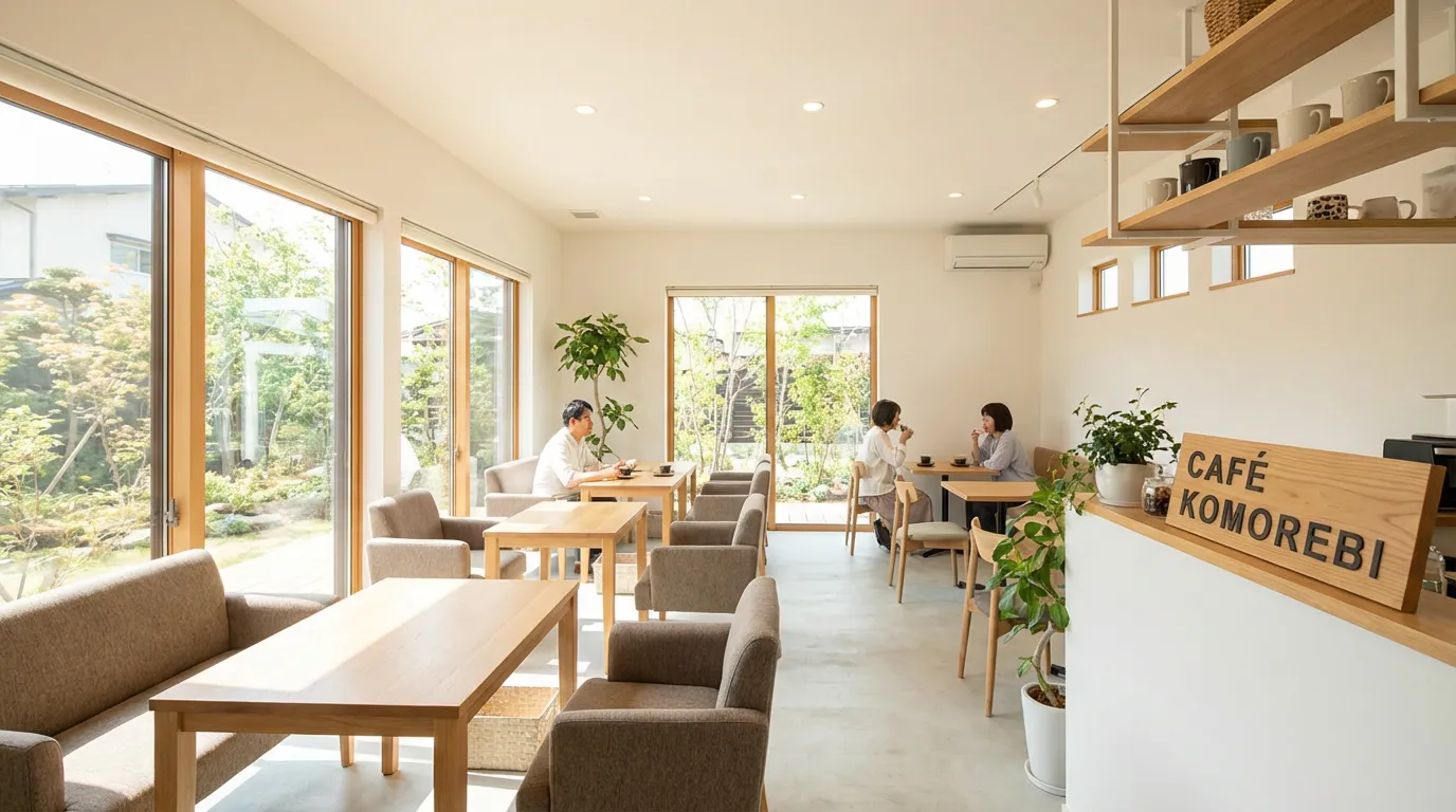 店内の落ち着いた空間